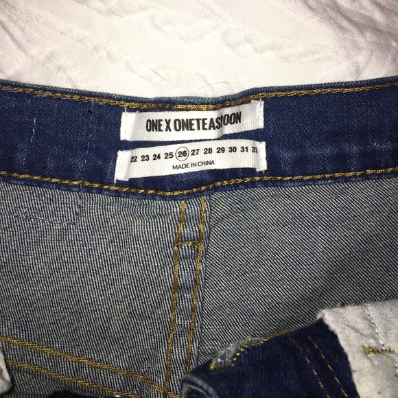 One Teaspoon High Waisted denim shorts