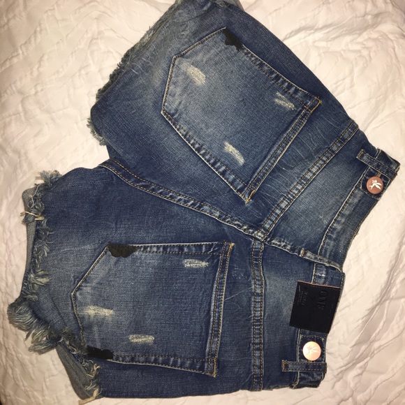 One Teaspoon High Waisted denim shorts