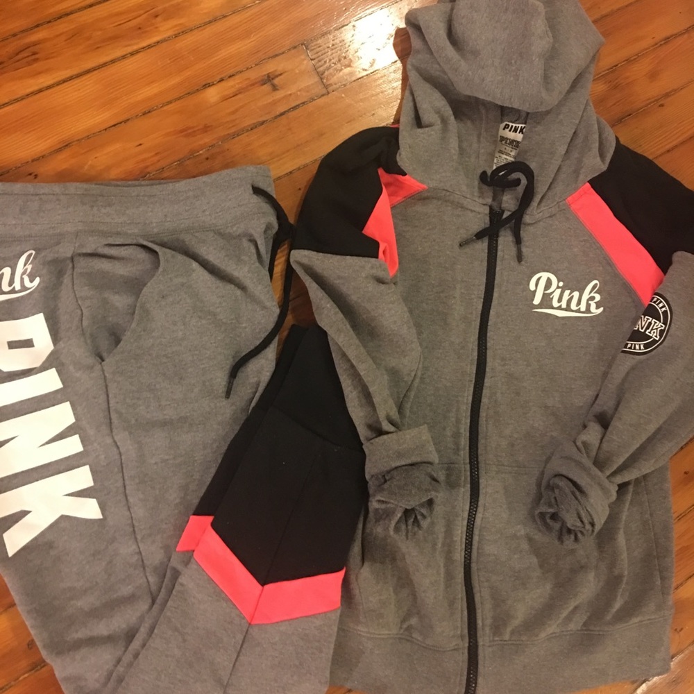 Victoria's Secret PINK Collegiate Jogger & Hoodie