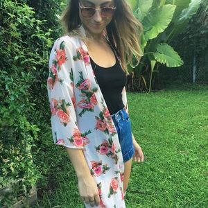 Floral kimono