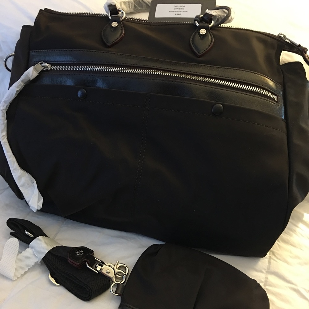MZ Wallace Chrissie Bedford Tote: Espresso Brown