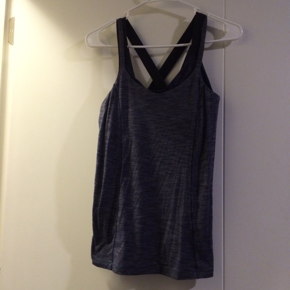 Lululemon Run For Gold Tank Heathered Deep Navy 8 - Picture 3 of 7
