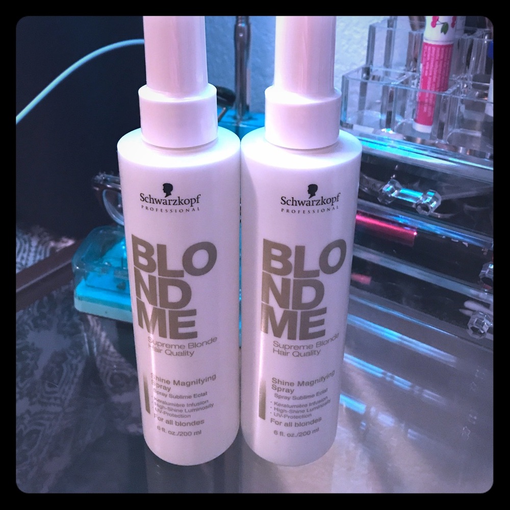 Salon quality shine magnifying spray