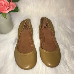 Lucky Brand Nude Emmie Ballet Flats Size 7 1/2