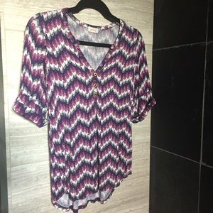 Pixley v-neck blouse
