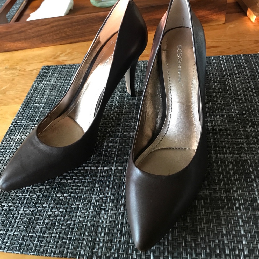 BCBGeneration Pointed Leather Pumps