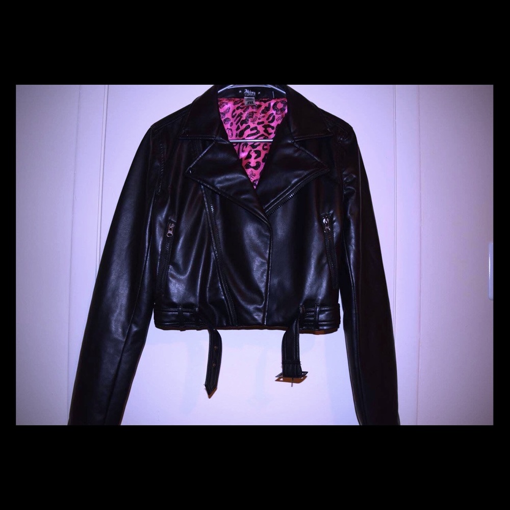 Abbey Dawn faux leather jacket