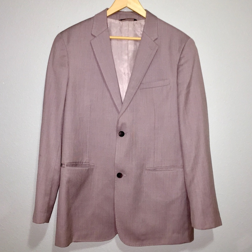 Perry Ellis gray wool blazer