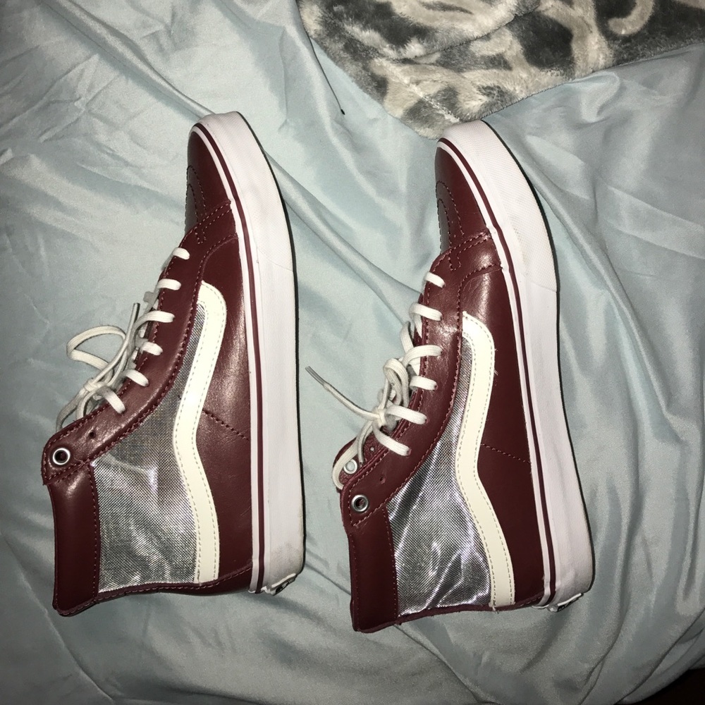 Maroon Hightop Vans