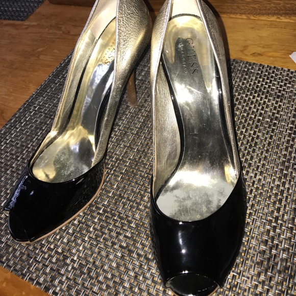 Guess by Marciano Peep Toe Heels - Picture 1 of 8