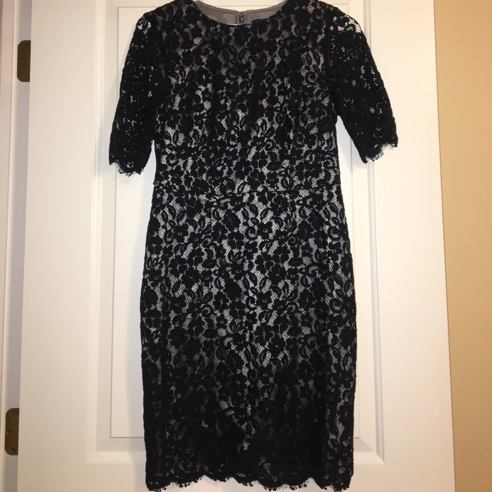 The Limited navy lace dress