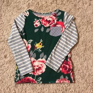 Girls Mini Boden long sleeve Tee