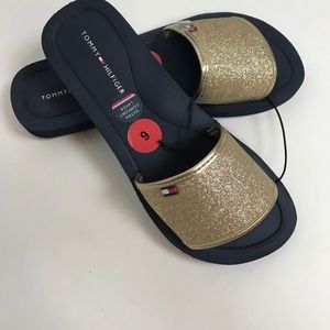 Tommy Hilfiger Flip Flops, New With Tags