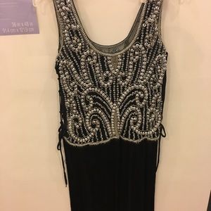 Vintage beaded flapper costume