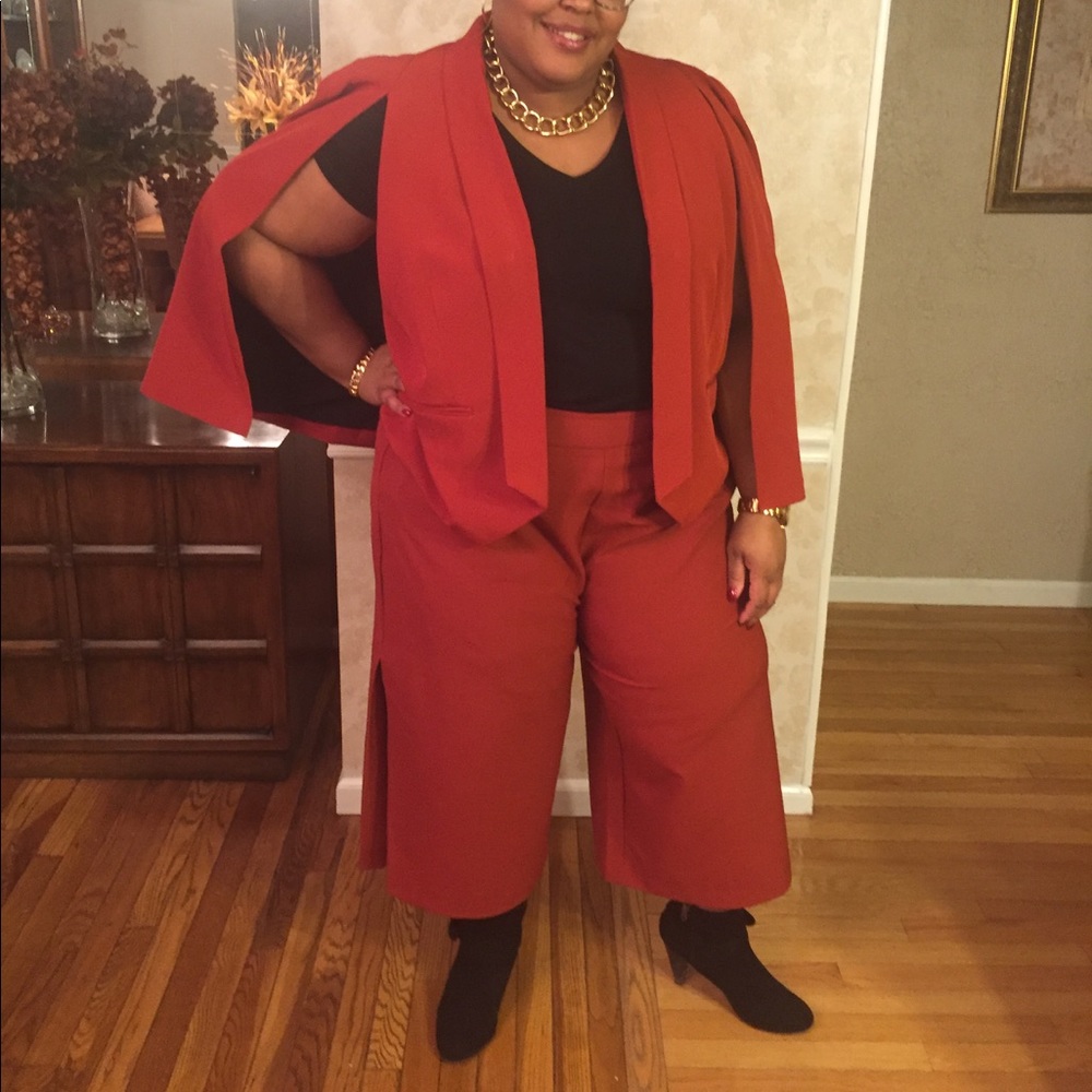 Eloquii, Rust colored suit, Size 22
