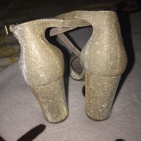Sparkly Gold Heels - Picture 3 of 3
