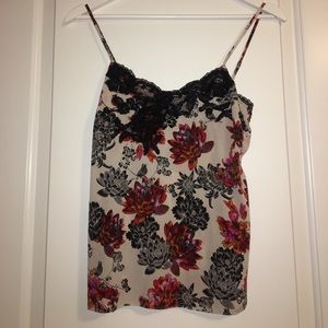 Bebe floral cami