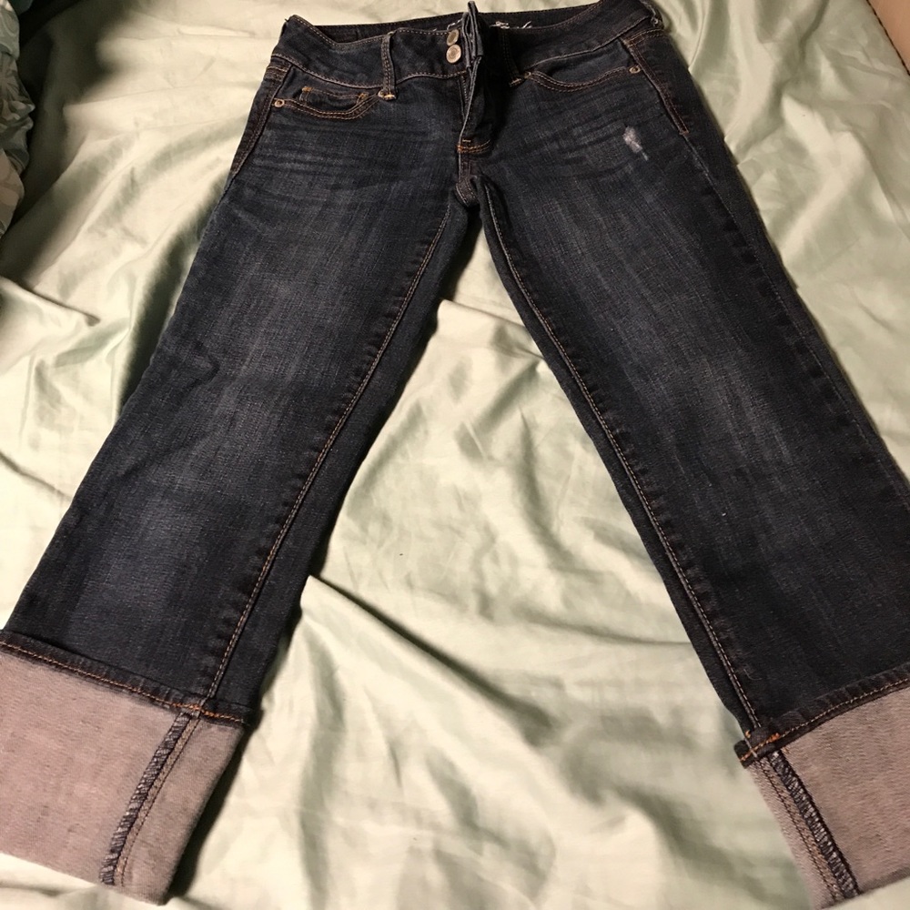 American eagle cropped pants