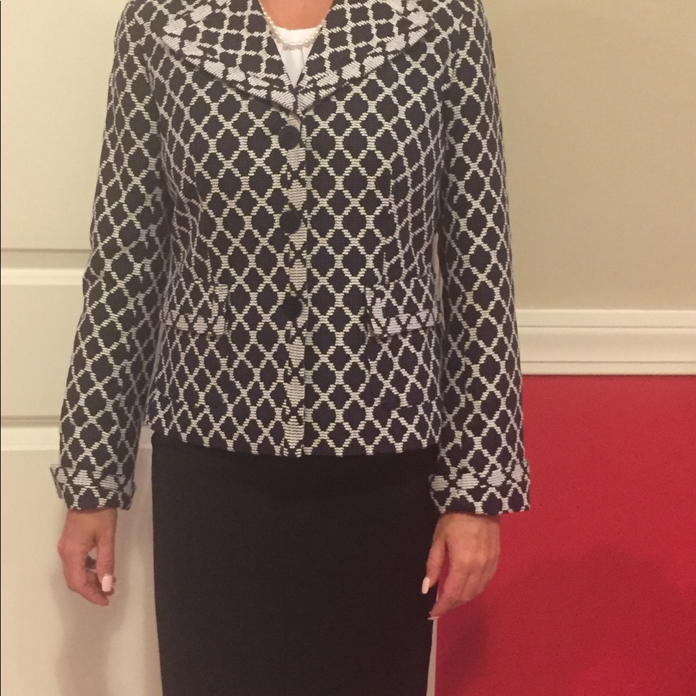 Talbots Honeycomb Blazer