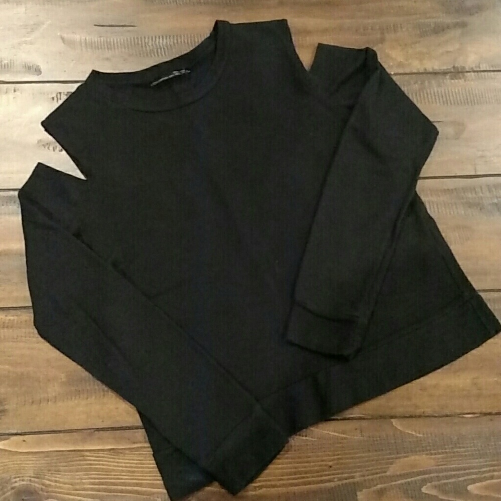 ZARA Cold Shoulder Top