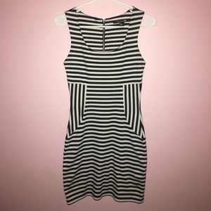 Forever 21 B&W Striped Dress