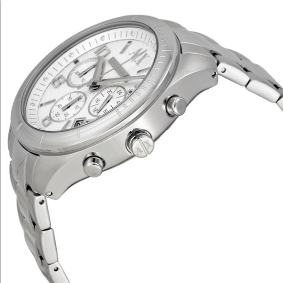AX5500 Armani Exchange Silver Chronograph Watch