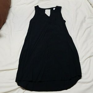 Black cotton dress. Casual, comfy. Sleeveless