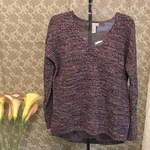 50% OFF ❗️H&M Conscious Marled Pink& Black Sweater