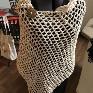 Cream Colored Shawl/Wrap