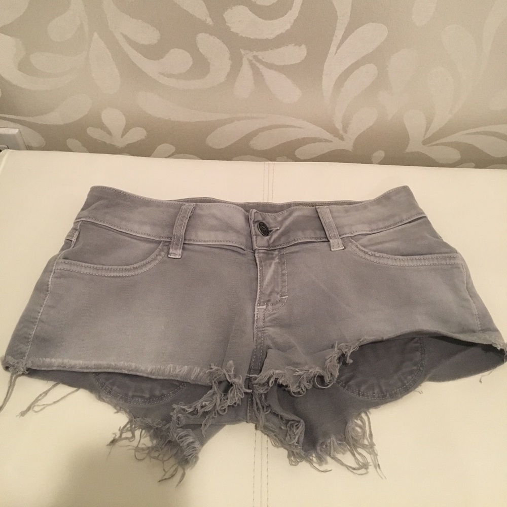 Grey Siwy Jean Shorts