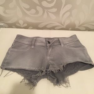 Grey Siwy Jean Shorts