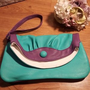 Turquoise clutch