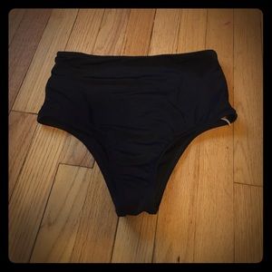 High waisted bikini bottom