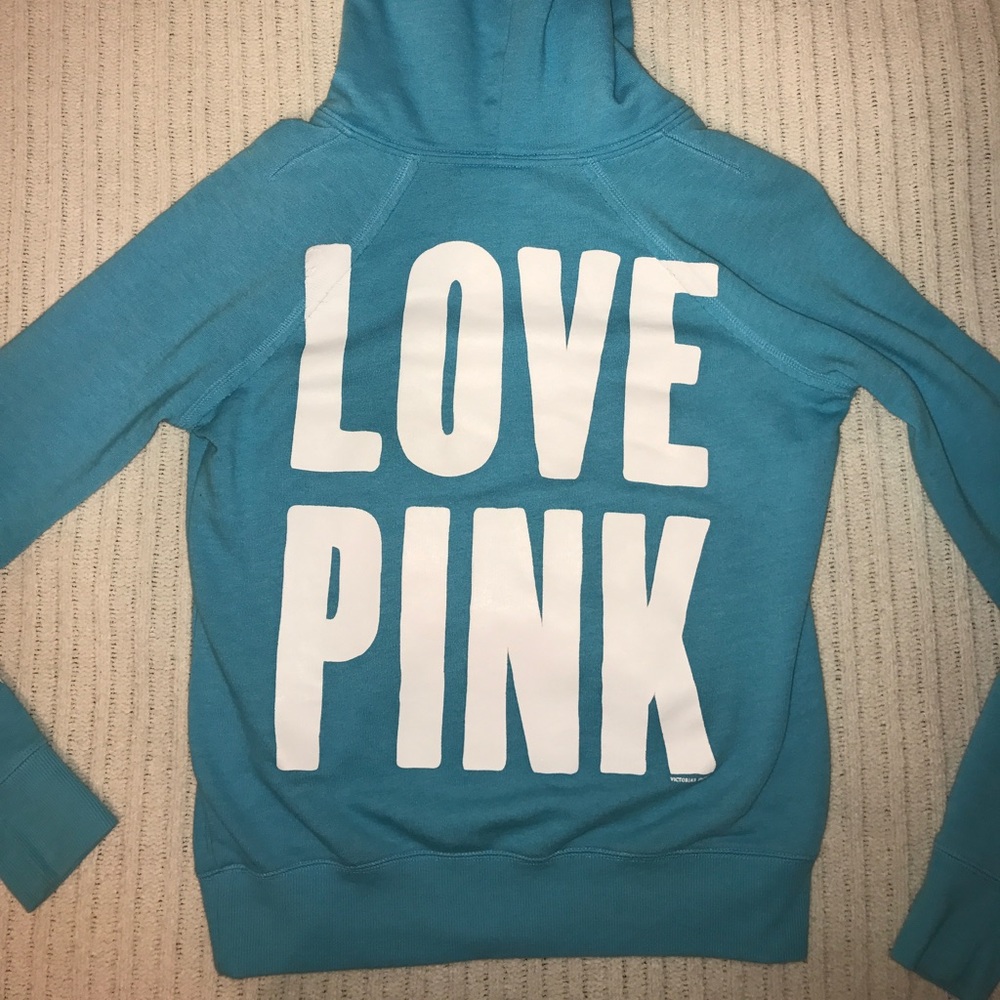 Victoria's Secret PINK blue hoodie