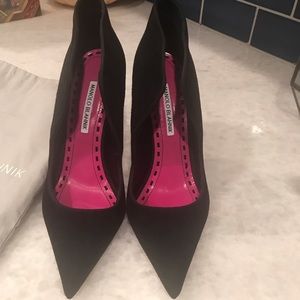 Manolo Blahnik pumps never worn outside