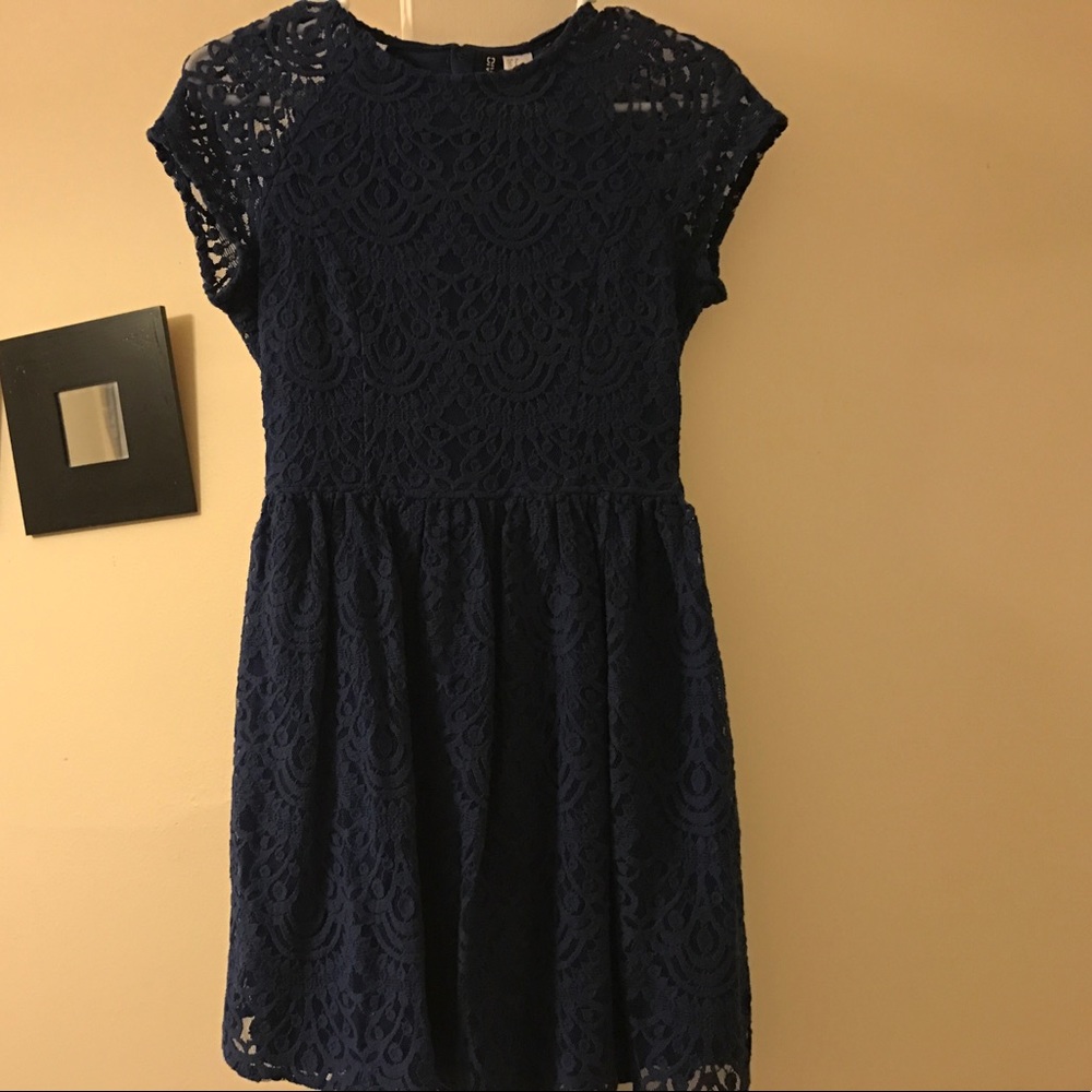 Navy blue dress