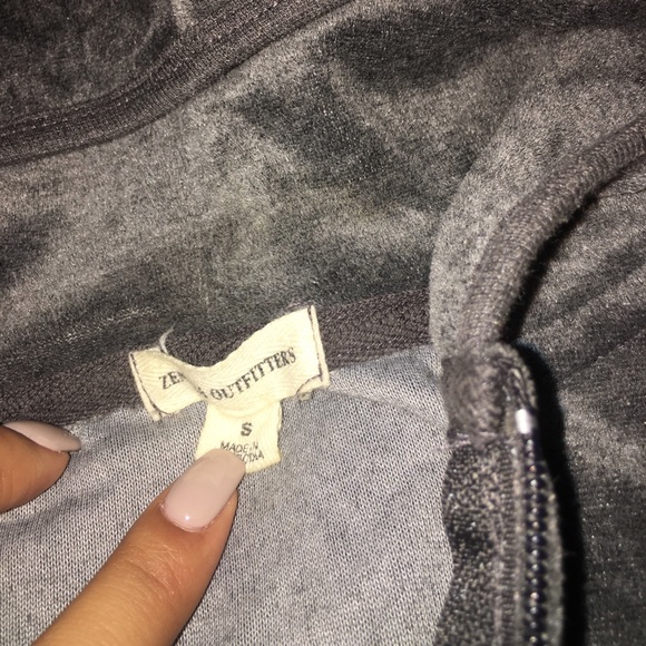 Gray zip up‼️ - Picture 2 of 2