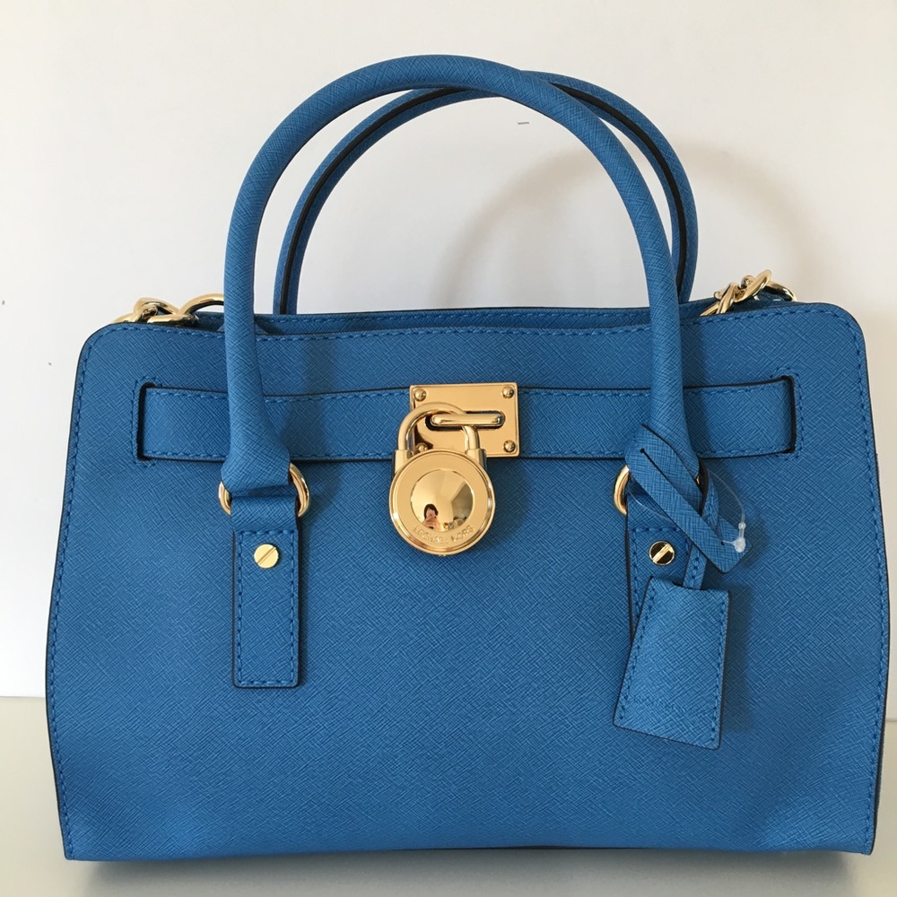 Michael Kors  HAMILTON SAFFIANO LEATHER SATCHEL