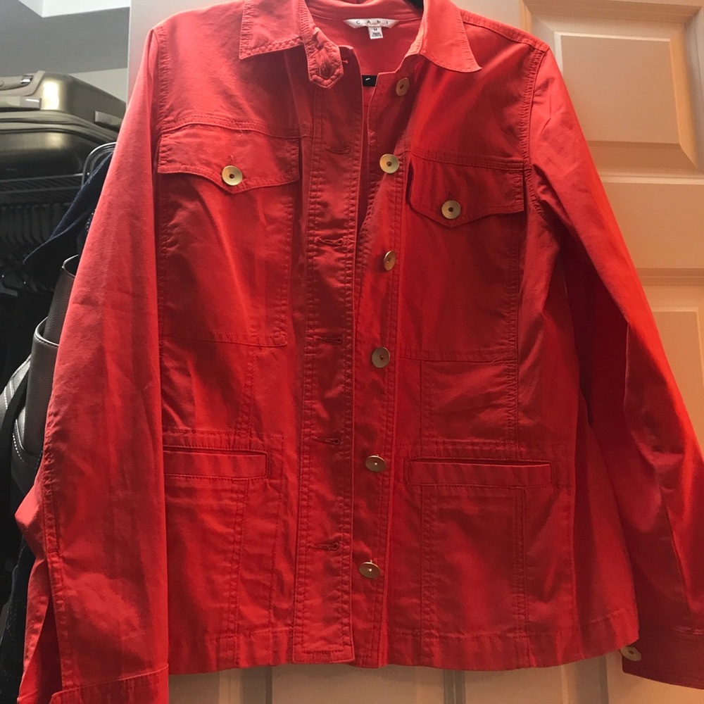 Cabi orangie coral jacket