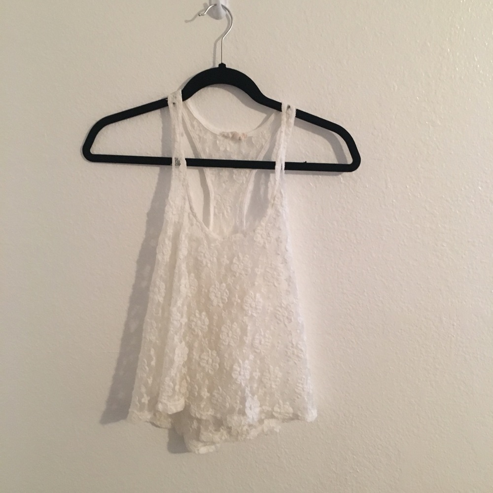 Lace tank top