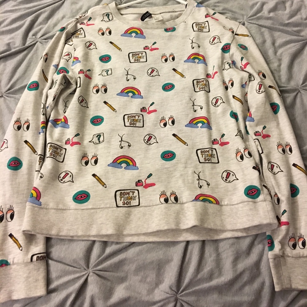 SOLD--Rainbow sweater