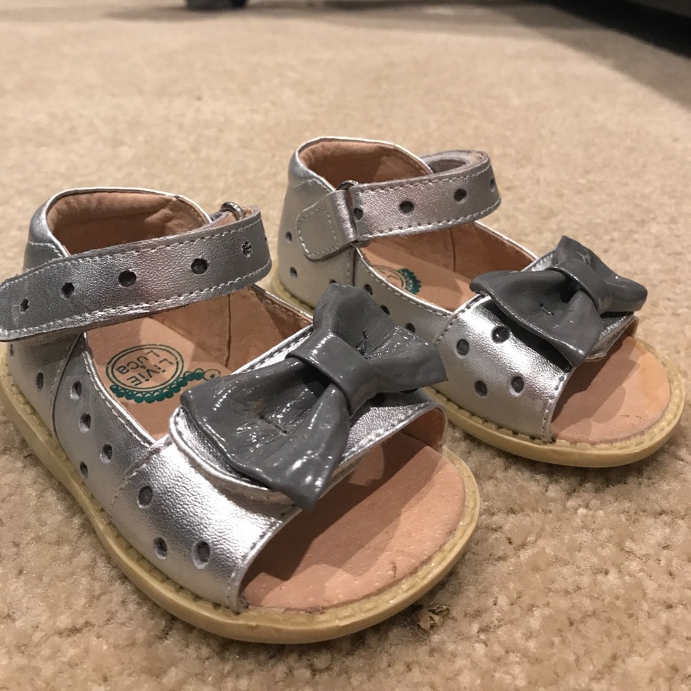 Livie & Luca Minnie silver shoes