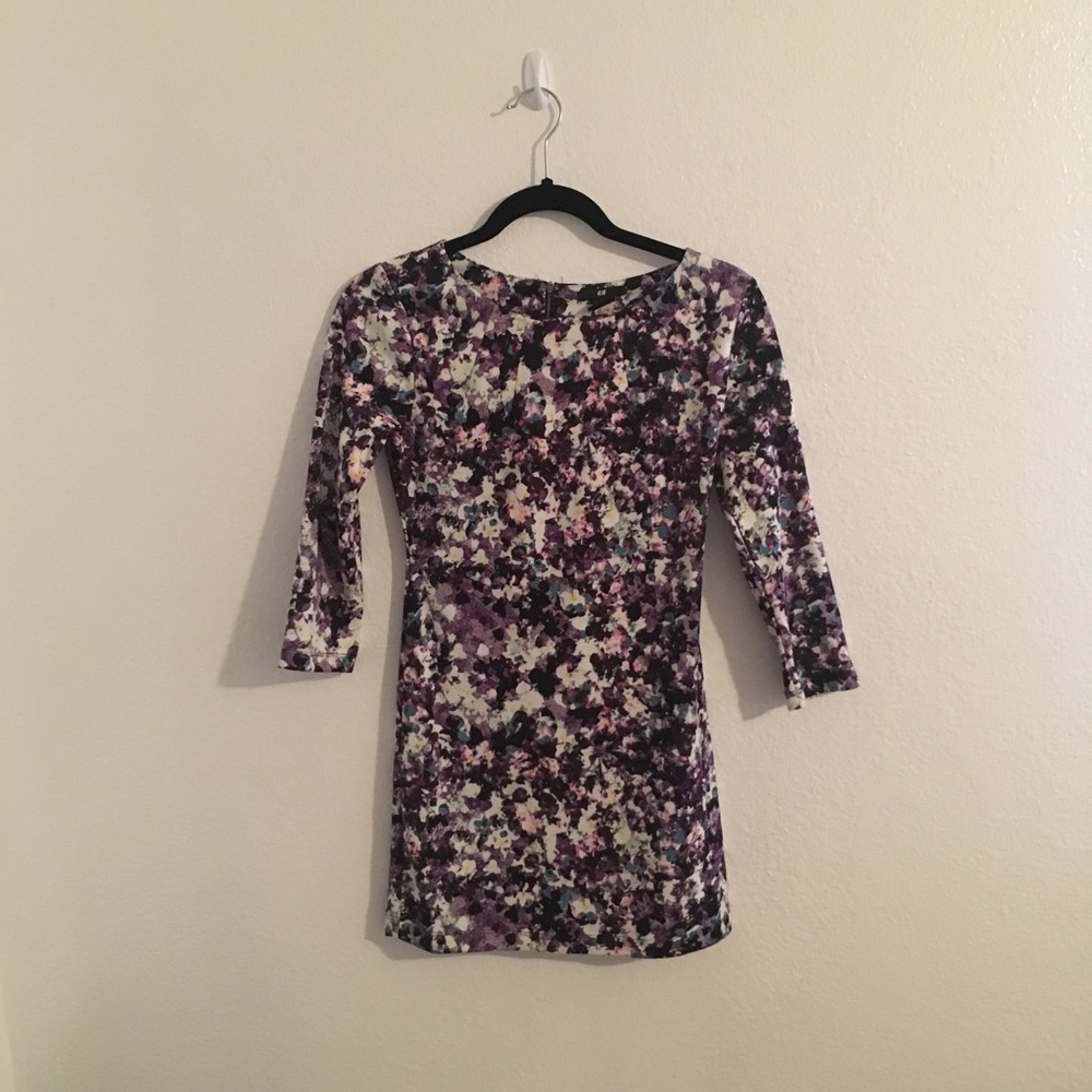 Long sleeve mini dress