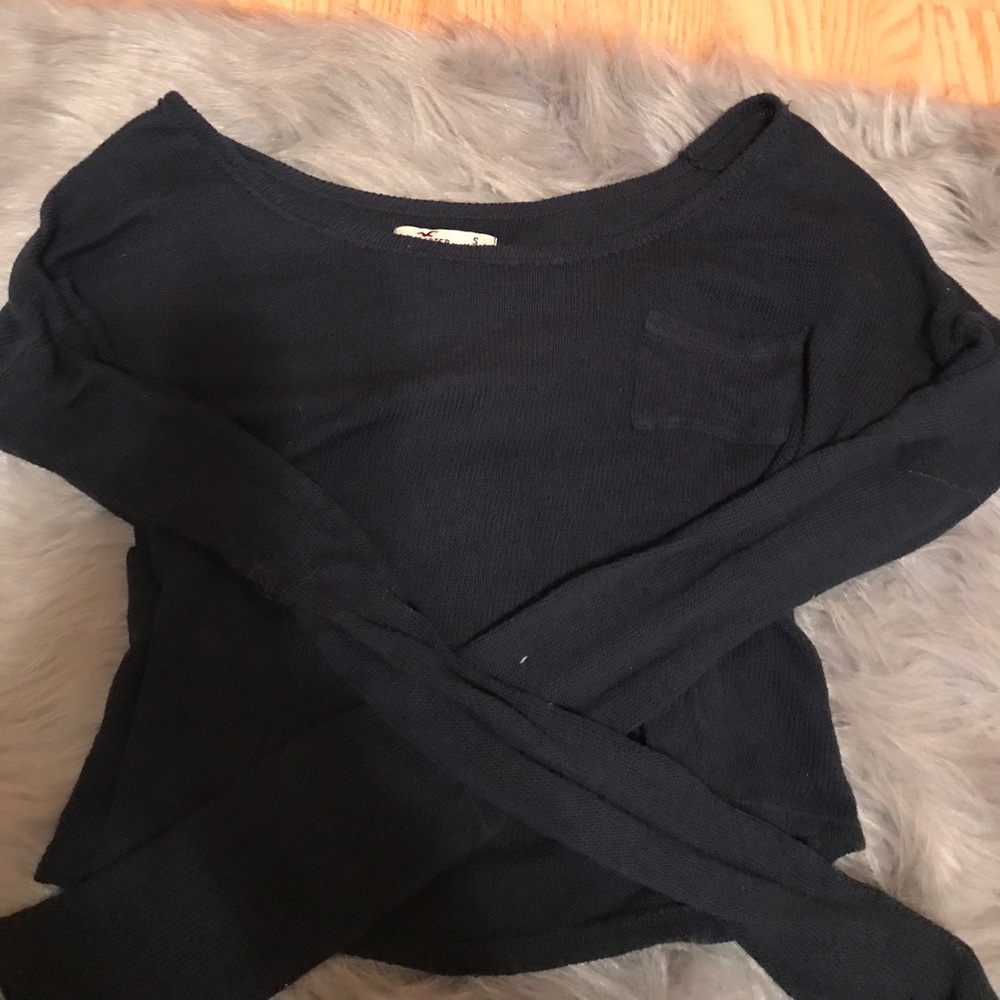 Long sleeve crop top