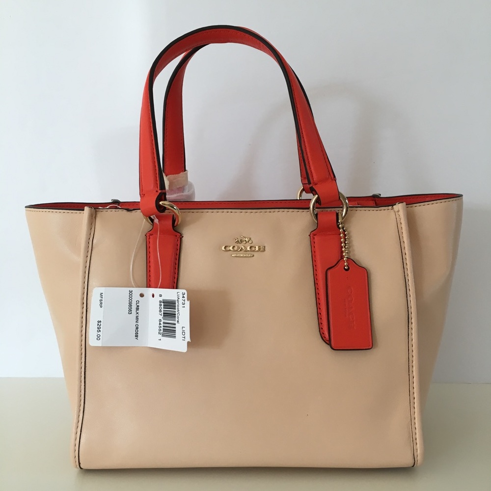 Coach 34731 Mini Crosby Carryall Colorblock