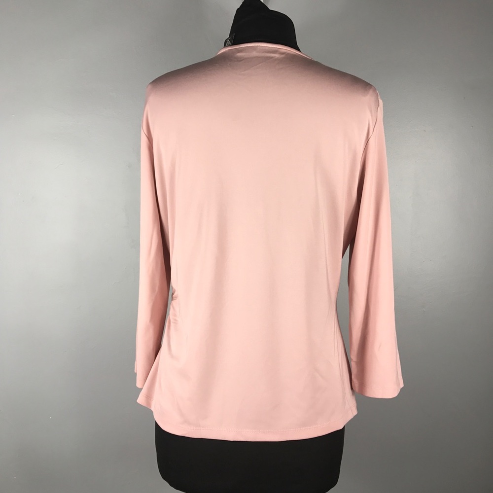Nwot Valerie Steven Faux wrapped top Medium - Picture 4 of 6