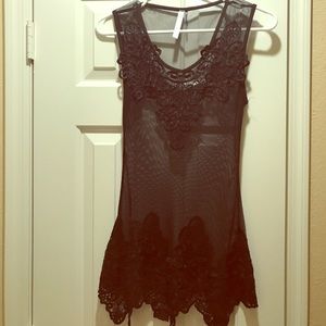 Black dress/over wear