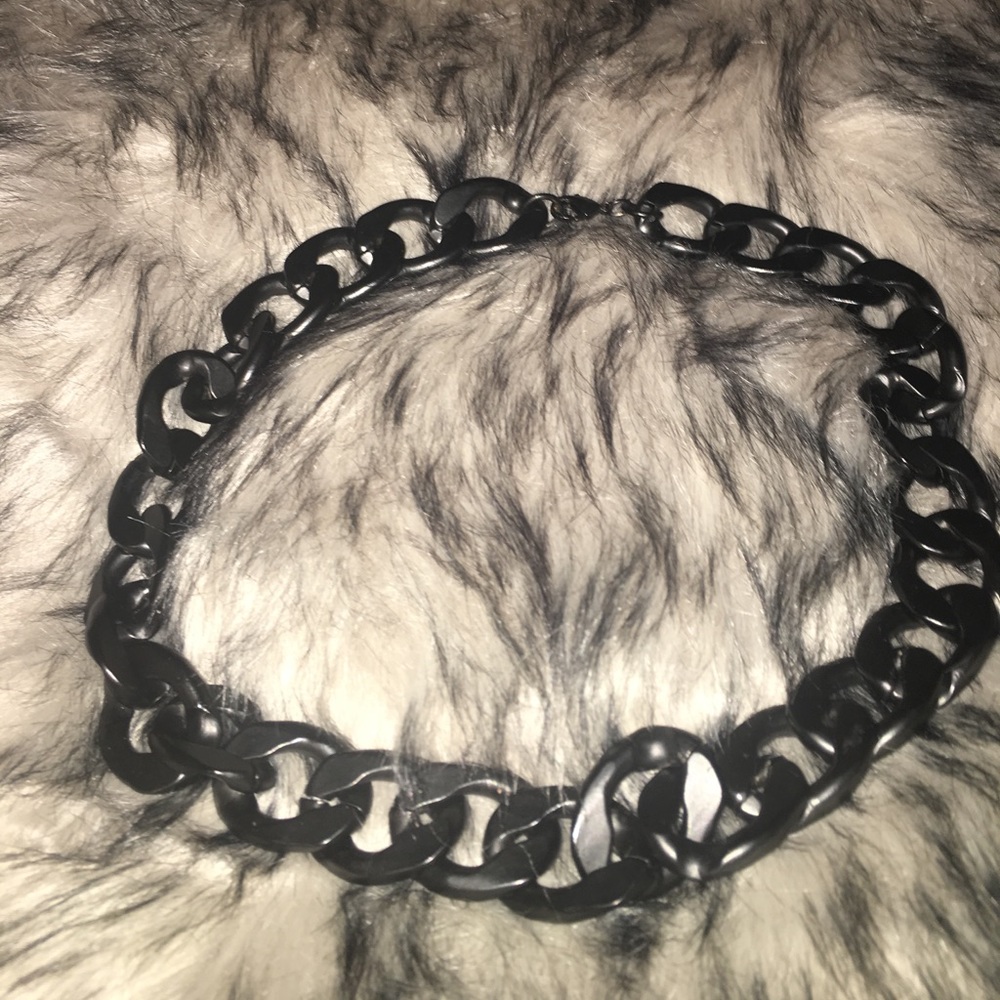 Black Chain Necklace like Brand New