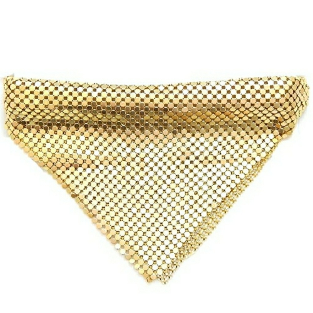 Metallic Bandana choker. New and not worn