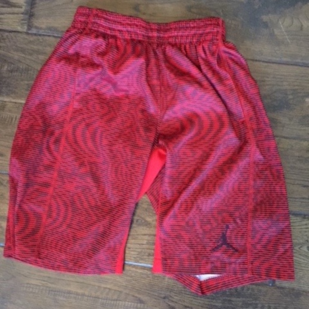 Air Jordan Red Basketball Shorts